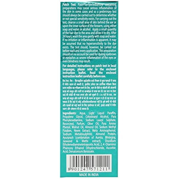 Vasmol Kesh Kala, 100ml - Ayurprash & Almond Protein - Water Free - Natural Black - Suitable for Light Blonde, Dark Blonde, Light Brown, Medium Brown - Image 2